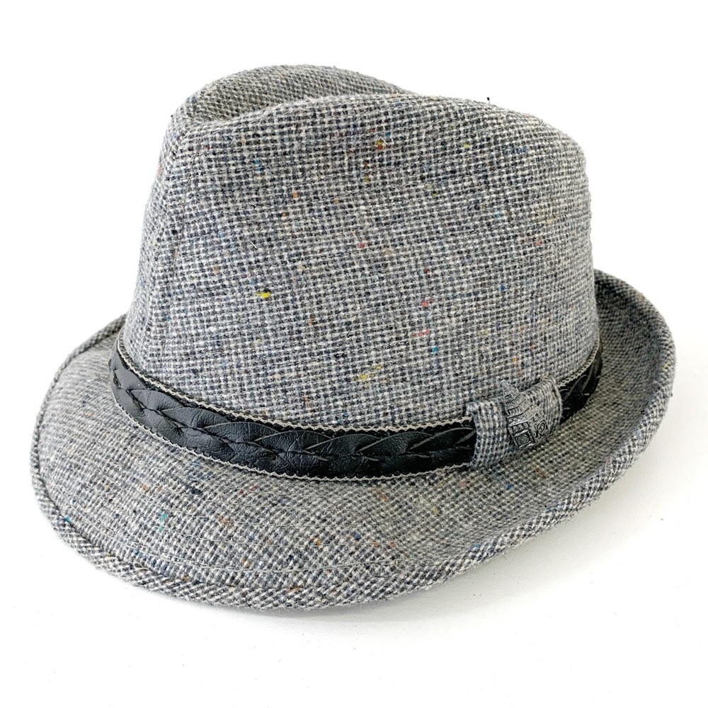Vintage London Fog Wool Fedora with hat pin size 7